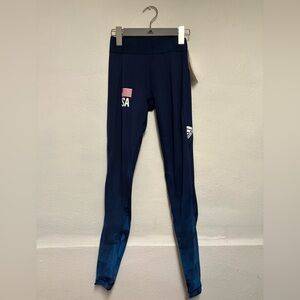 🍀 adidas Women USA VOLLEYBALL LONG TIGHTS #104